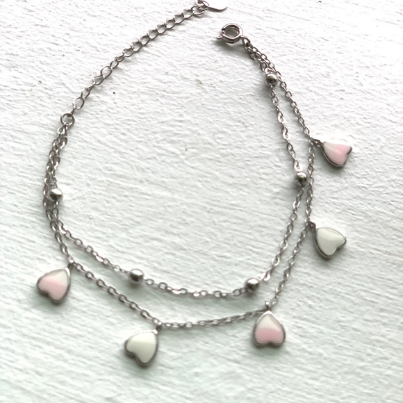 NEW Lovely heart pink bracelet - Picture 4 of 4